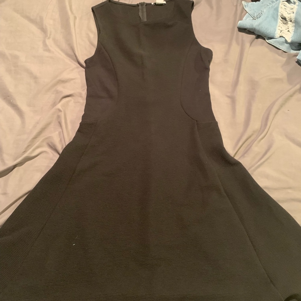 Black skater dress